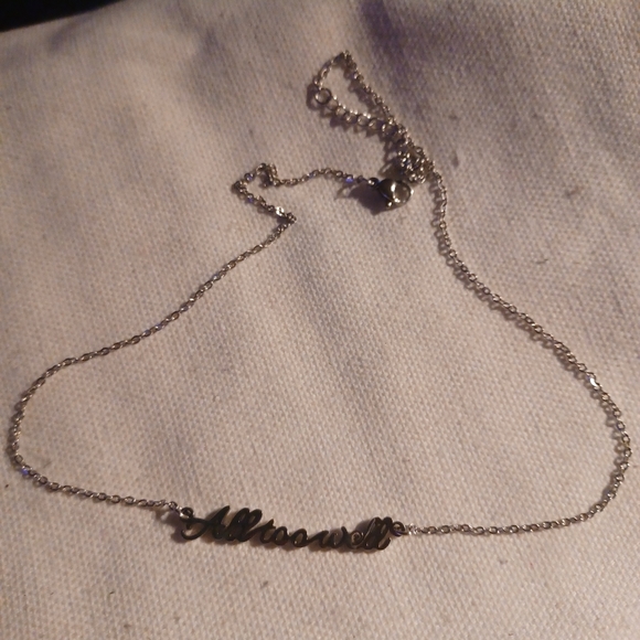 Taylor Swift All Too Well Eras Tour Movie Silver Necklace - Picture 2 of 4